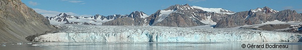 Glacier du 14 juillet au Spitzberg