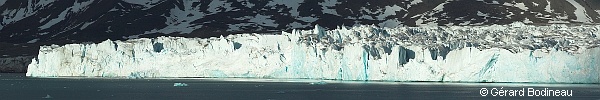 Glacier de Monaco dans le nord du Spitzberg